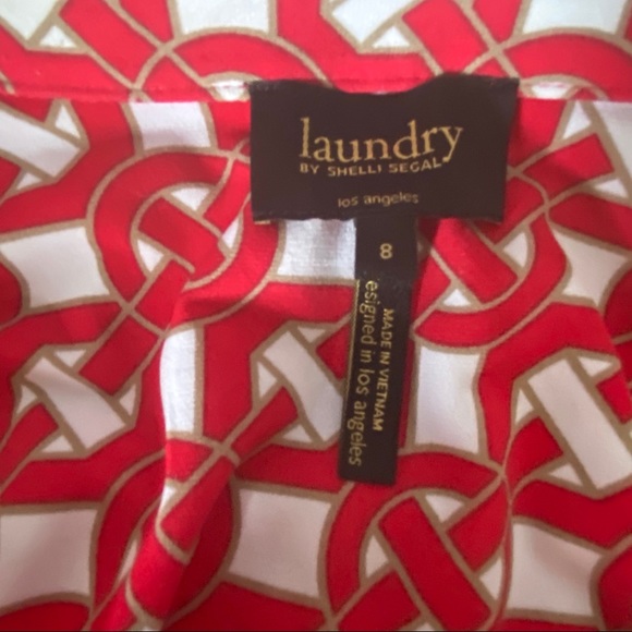 Laundry By Shelli Segal Loose Fit Dress Sz 8 - Picture 8 of 8